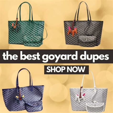 dupe goyard bag|goyard tote bags dupes.